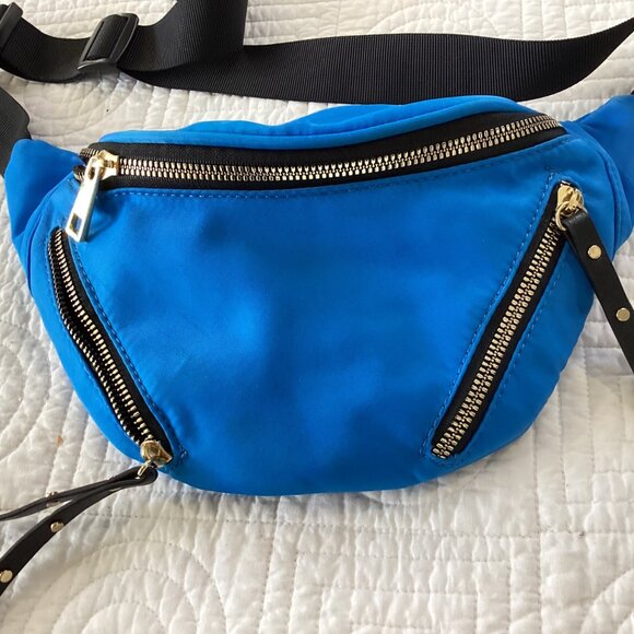 Like Dreams Womens Blue Nylon Fanny Pack - Picture 4 of 5